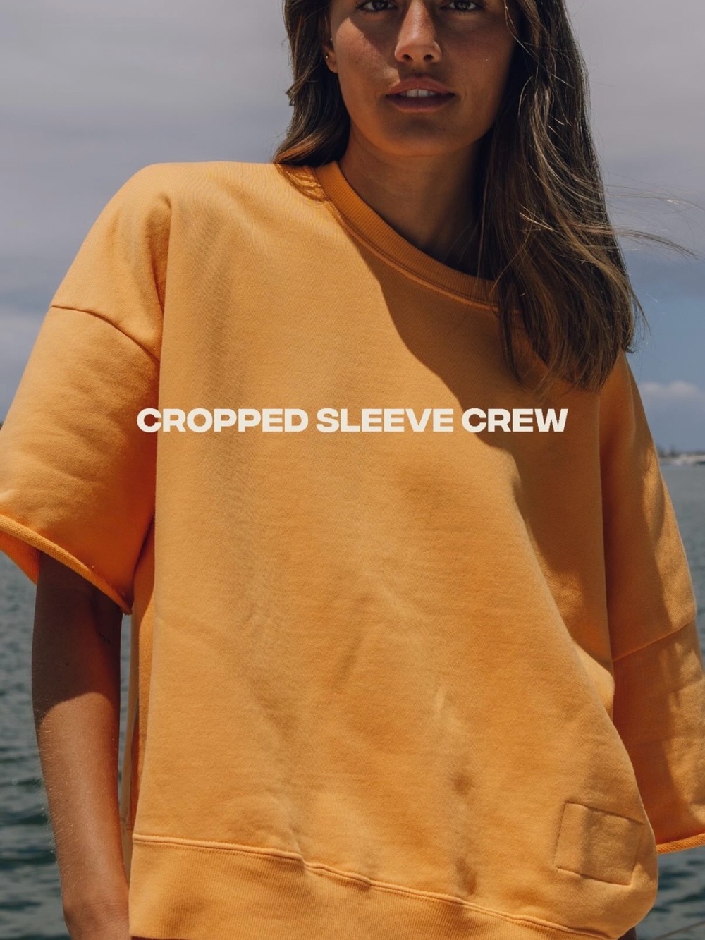 Daily Drills Cropped Sleeve Crew & Shorts - Tajin